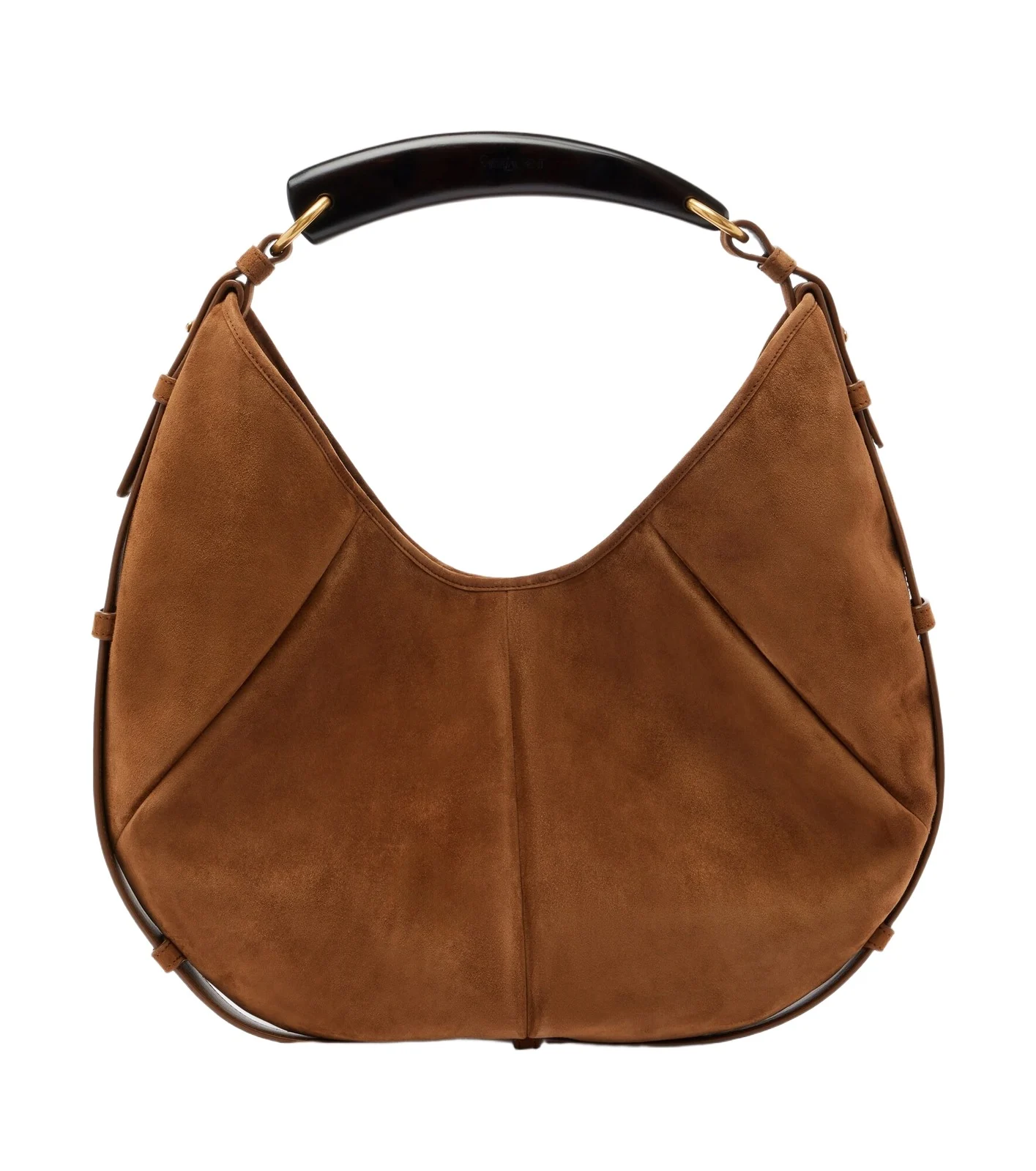 Saint Laurent Mombasa Medium suede shoulder bag