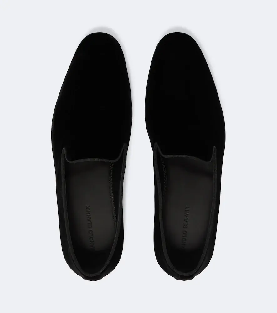 Manolo Blahnik Mario velvet loafers | Thumbnail 4 Manolo Blahnik Mario velvet loafers | Thumbnail 4