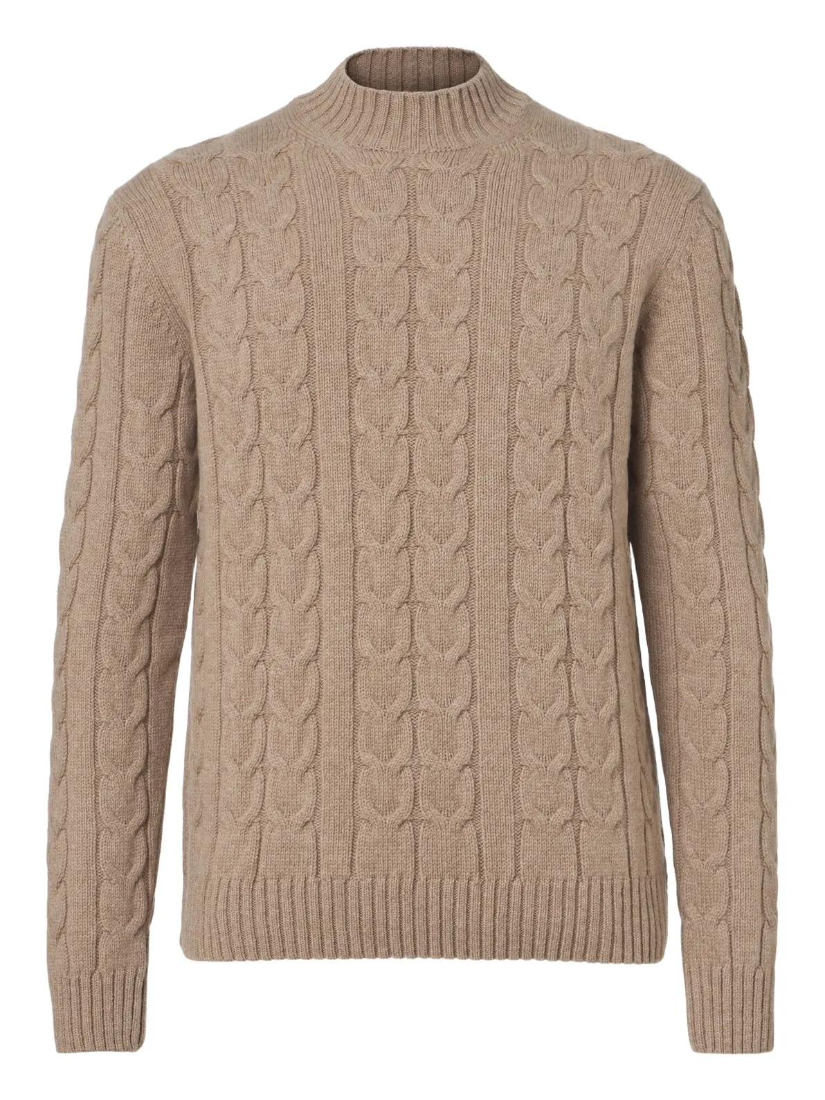 Cable-knit virgin wool sweater Cable-knit virgin wool sweater