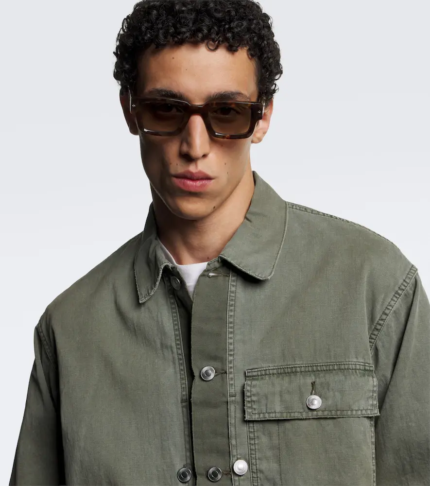 Sato Cervantes tortoiseshell rectangular sunglasses | Thumbnail 4