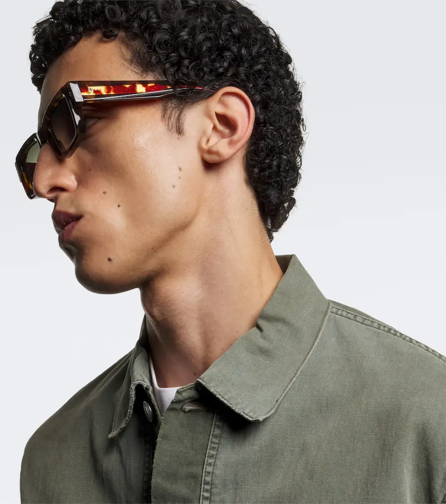 Sato Cervantes tortoiseshell rectangular sunglasses | Thumbnail 5