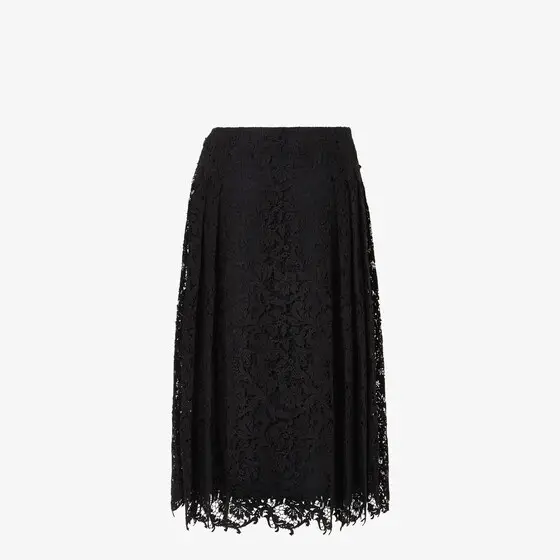 Fendi Flared midi skirt with a pleated motif on the sides | Thumbnail 2 Fendi Flared midi skirt with a pleated motif on the sides | Thumbnail 2