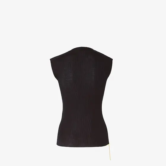Fendi Wool Ribbed Top | Thumbnail 2 Fendi Wool Ribbed Top | Thumbnail 2