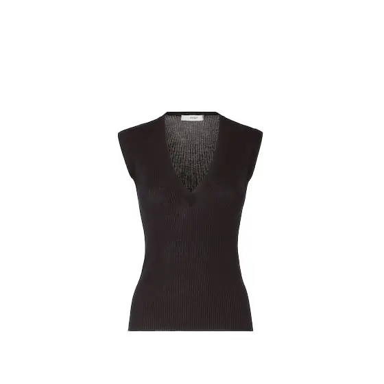 Fendi V-neck, fitted sleeveless top | Image 1 Fendi V-neck, fitted sleeveless top | Image 1