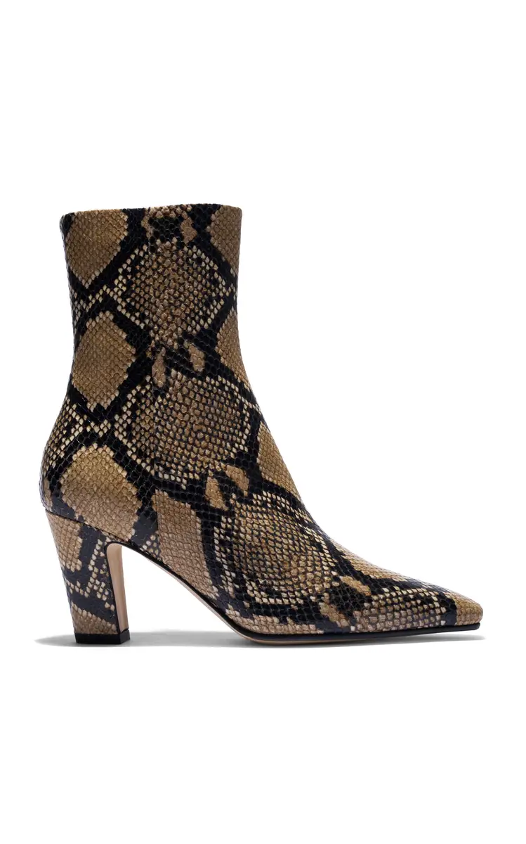 Aeyde Maris Snake-Printed Leather Boots | Image 1 Aeyde Maris Snake-Printed Leather Boots | Image 1