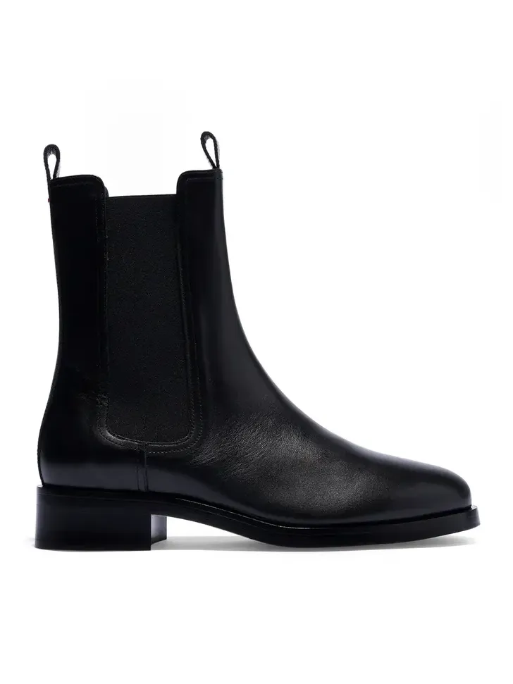 Caspar Leather Boots