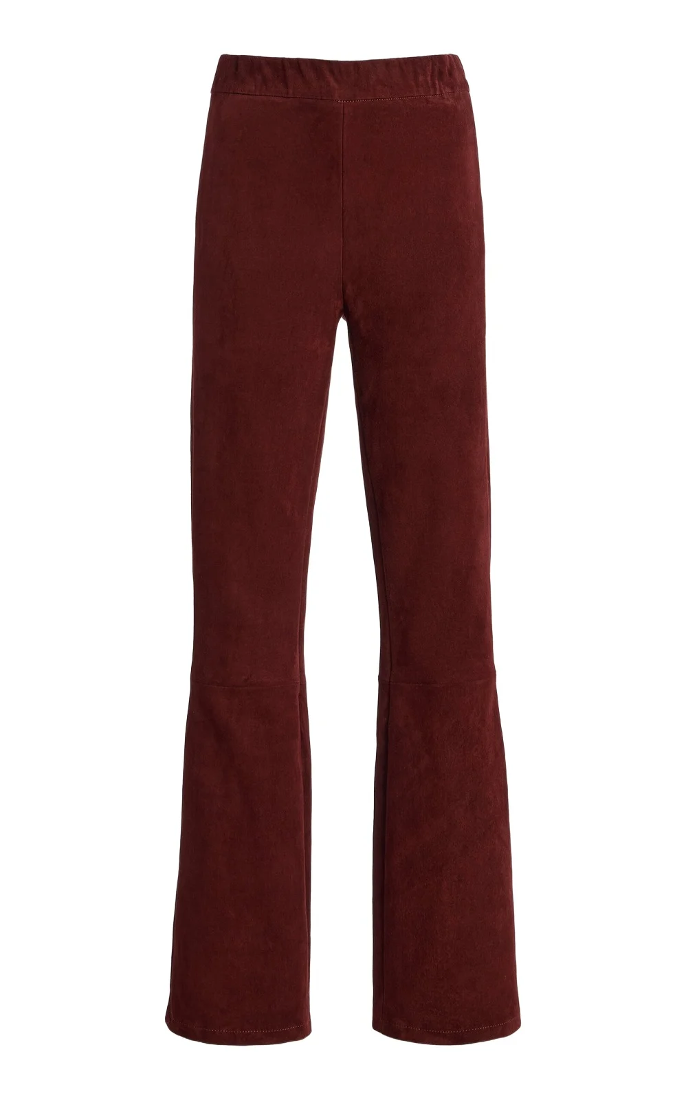ARMA River Suede Bootcut-Leg Pants