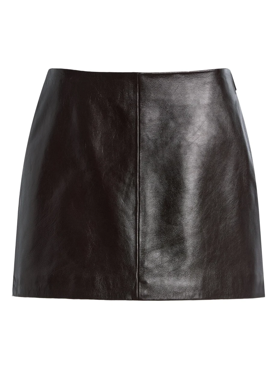 Melody Palermo Leather Mini Skirt Melody Palermo Leather Mini Skirt