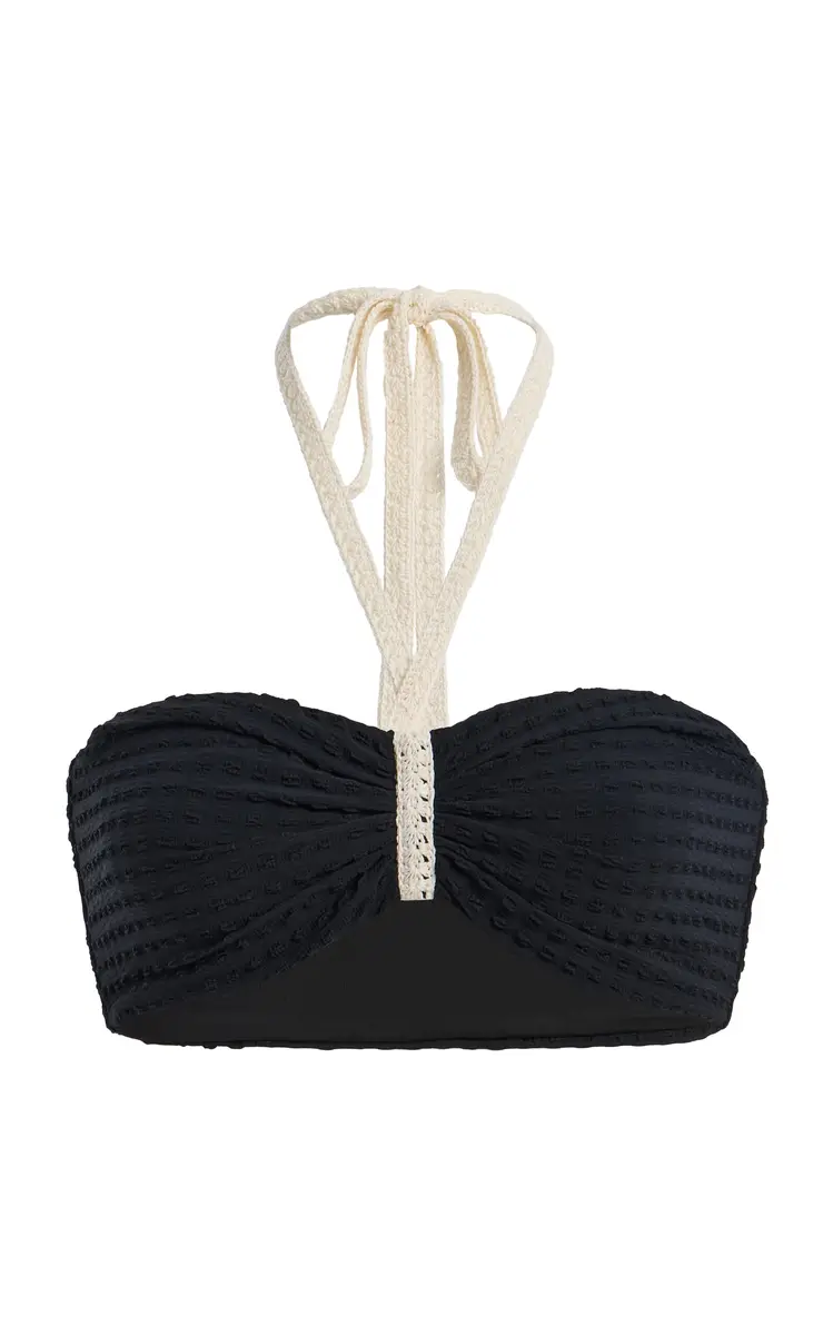Sea Lenora Color-Blocked Bikini Top | Thumbnail 5