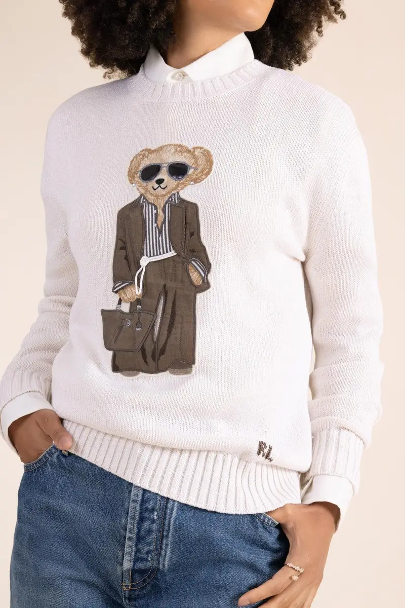 Ralph Lauren Summer Polo Bear Crewneck Sweater | Thumbnail 3 Ralph Lauren Summer Polo Bear Crewneck Sweater | Thumbnail 3