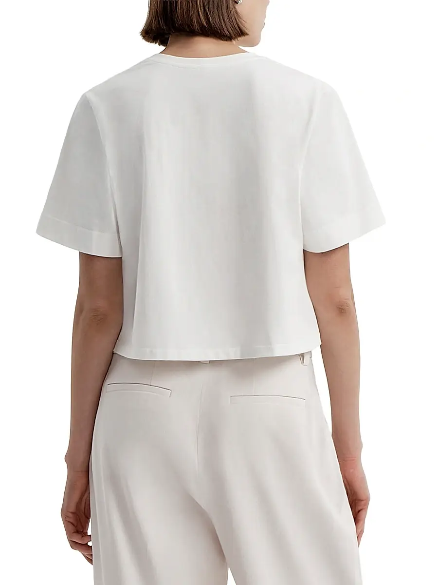 A.L.C. A. L.C. Women's Kali Cotton Boxy T-Shirt | Thumbnail 4