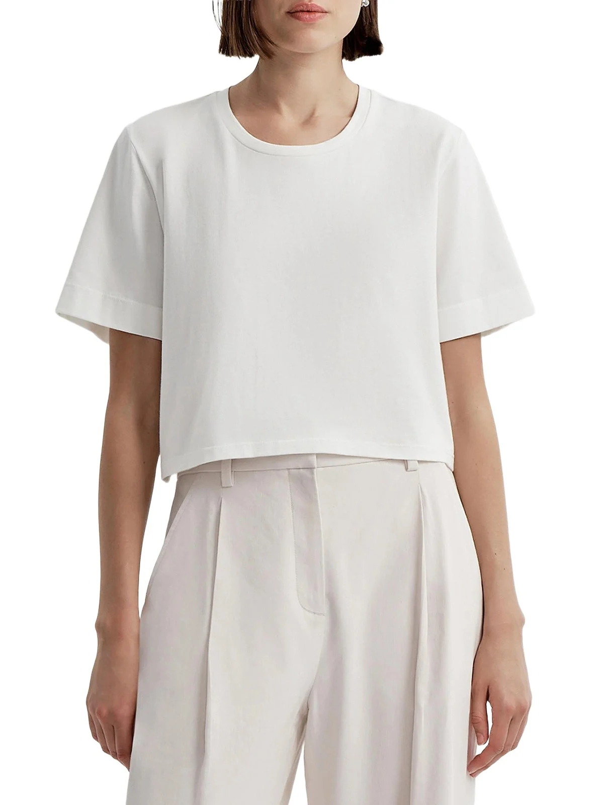 A. L.C. Women's Kali Cotton Boxy T-Shirt A. L.C. Women's Kali Cotton Boxy T-Shirt