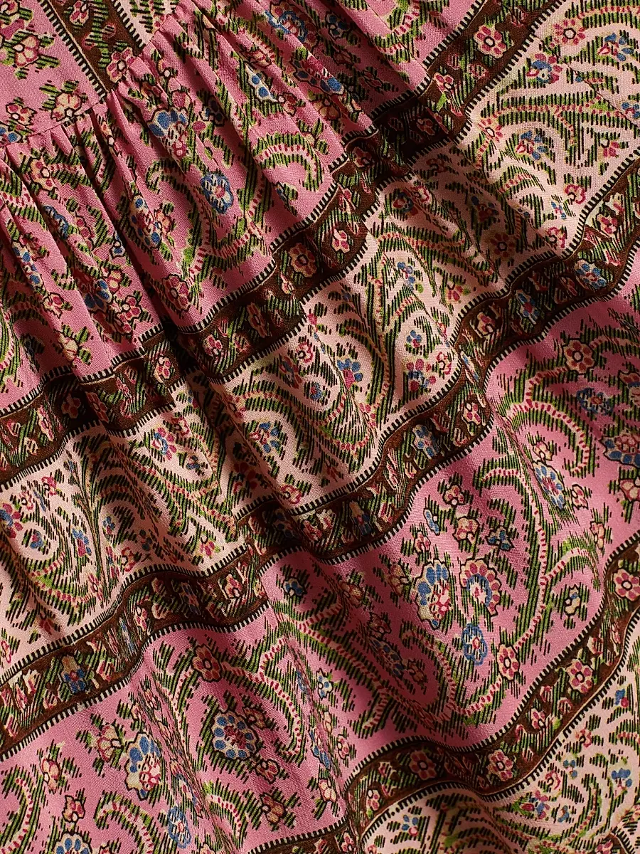 Cinq à Sept Women's Junie Pepper Paisley Minidress | Thumbnail 7 Cinq à Sept Women's Junie Pepper Paisley Minidress | Thumbnail 7