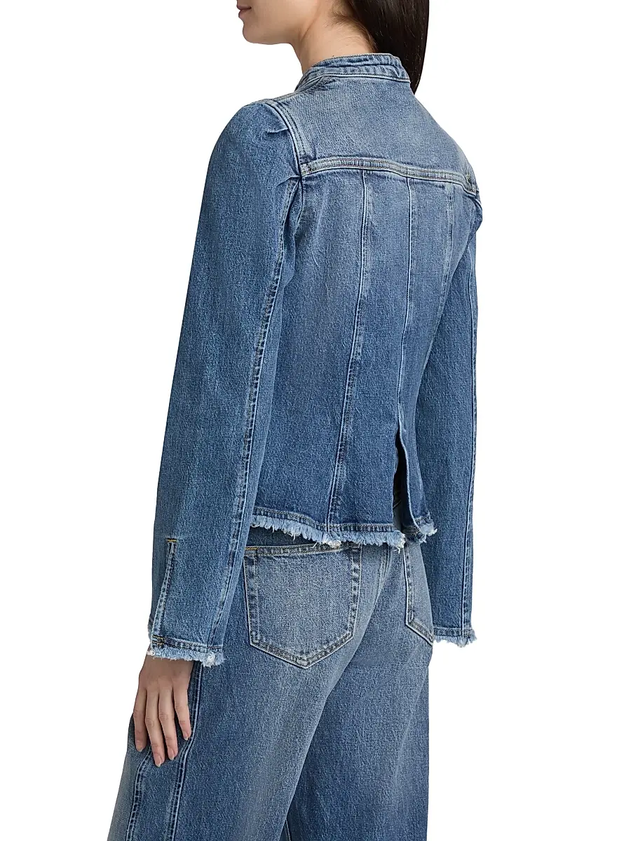 Cinq à Sept Women's Denim Avril Jacket | Thumbnail 5 Cinq à Sept Women's Denim Avril Jacket | Thumbnail 5
