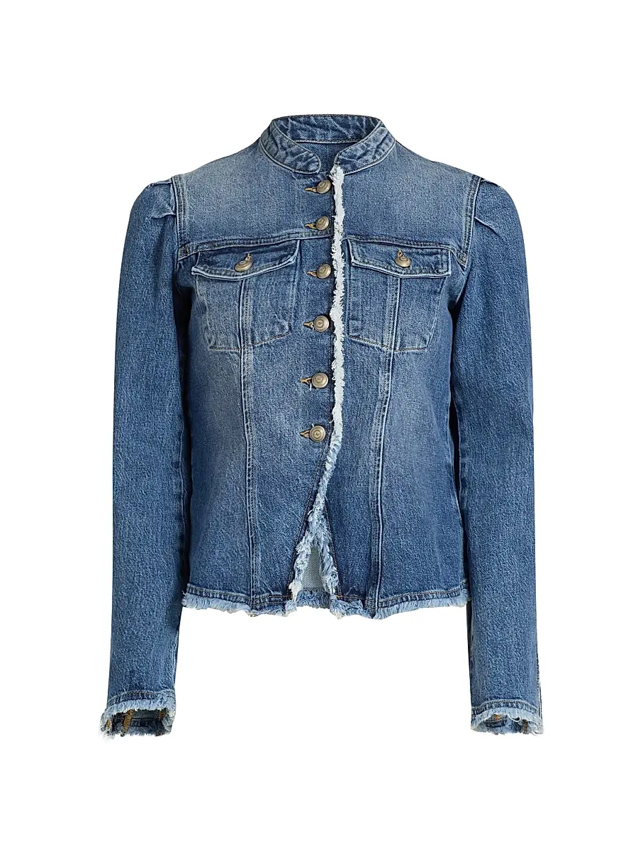 Cinq à Sept Women's Denim Avril Jacket - Amberstone | Image 1 Cinq à Sept Women's Denim Avril Jacket - Amberstone | Image 1
