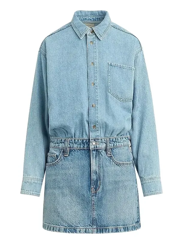 Women's The Layla Layered Denim Minidress Women's The Layla Layered Denim Minidress