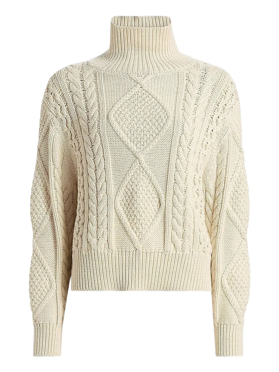 Women's Kimmy Cotton-Cashmere Turtleneck Sweater