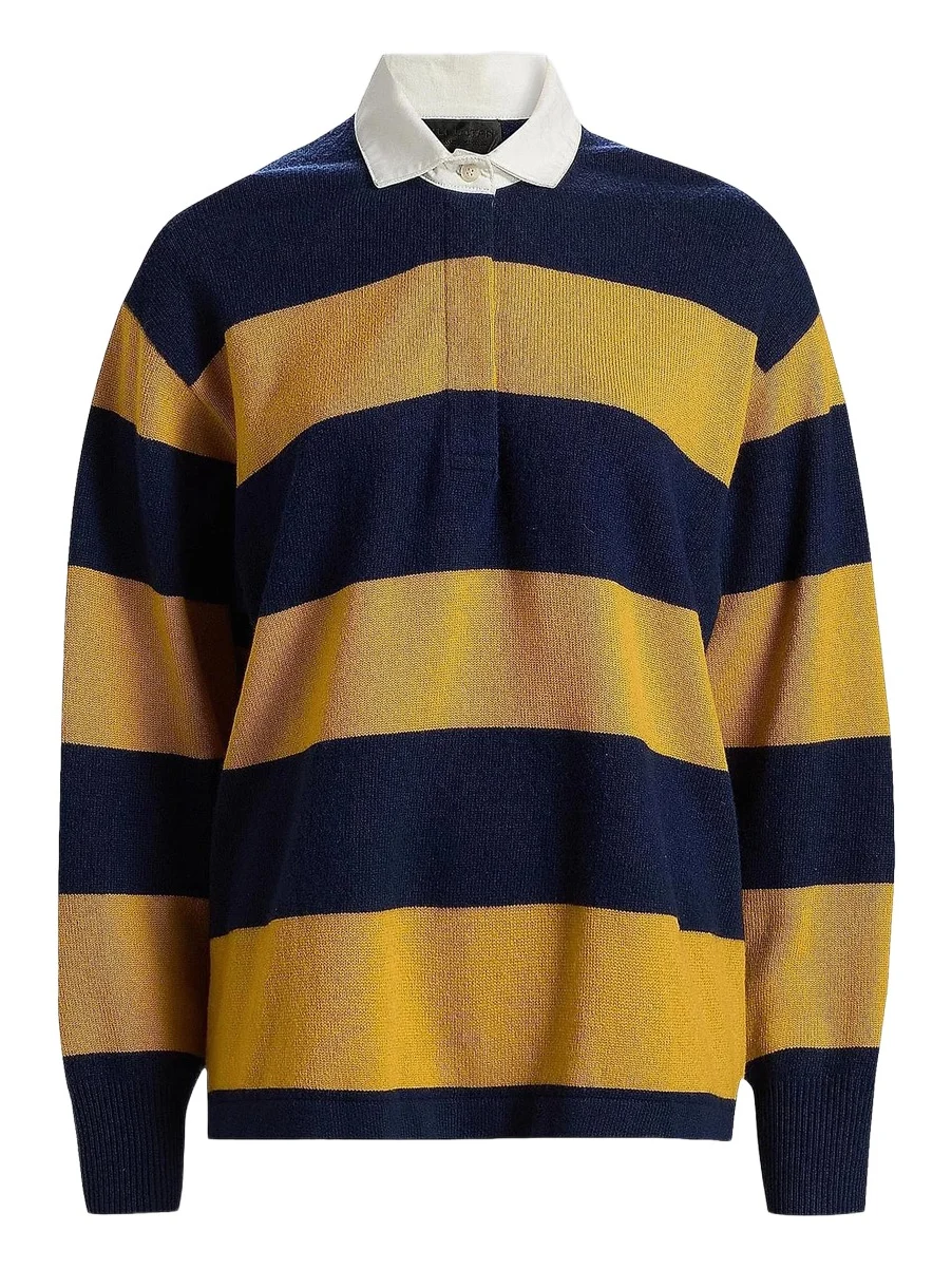 Nili Lotan Women's Rashida Striped Wool-Blend Rugby Sweater