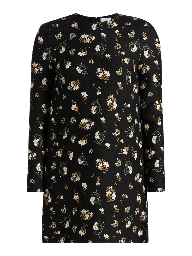 Women's Tilley Floral Wool-Silk Mini Dress Women's Tilley Floral Wool-Silk Mini Dress