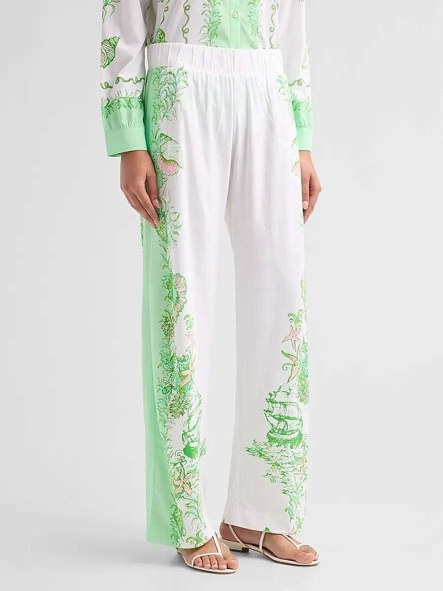 Lilly Pulitzer Women's Bal Harbour Printed Pants | Thumbnail 4 Lilly Pulitzer Women's Bal Harbour Printed Pants | Thumbnail 4