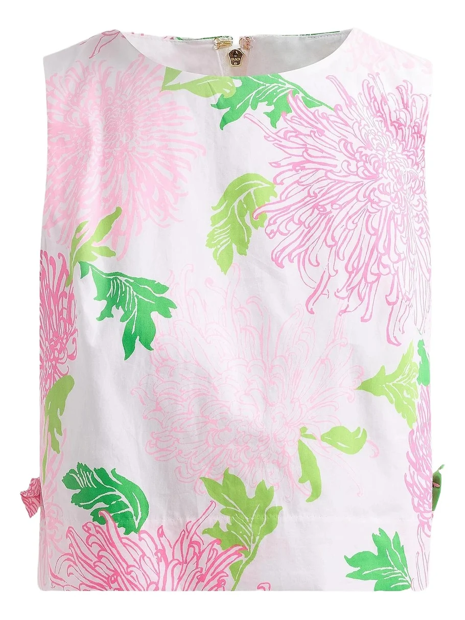 Lilly Pulitzer Women's Annaleese Sleeveless Crop Top