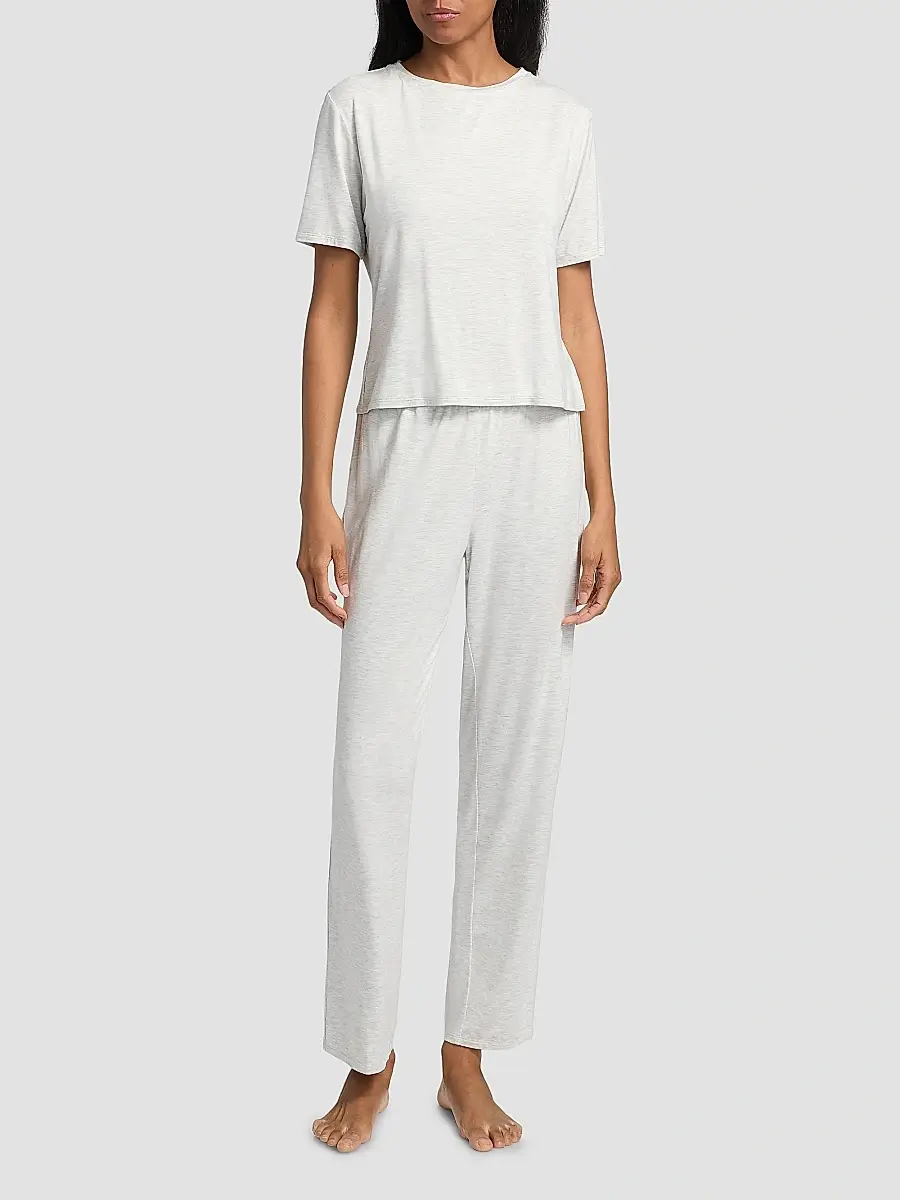 Natori Women's Feathers Essentials Solid Pajamas | Thumbnail 2