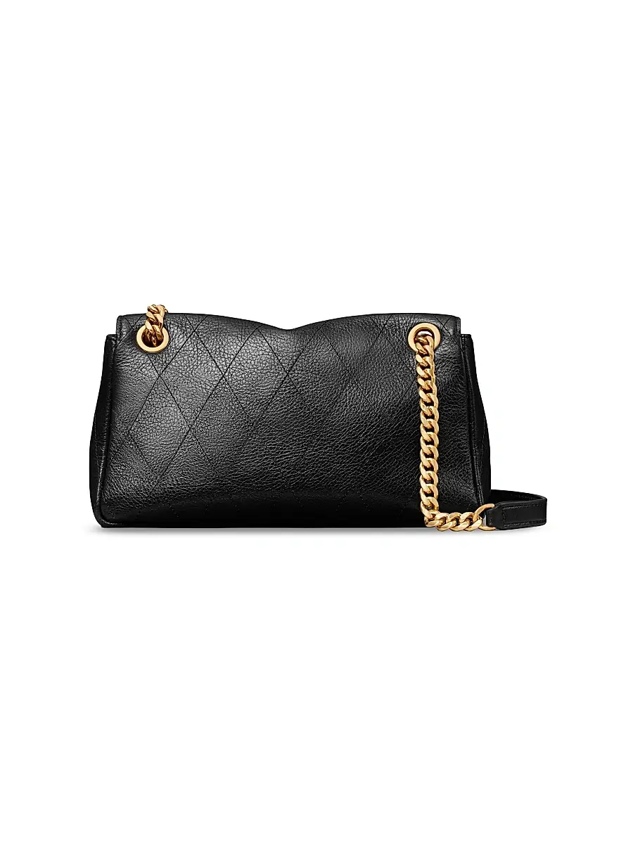 Tory Burch Women's Charlie Quilted Leather Small Shoulder Bag | Thumbnail 6 Tory Burch Women's Charlie Quilted Leather Small Shoulder Bag | Thumbnail 6