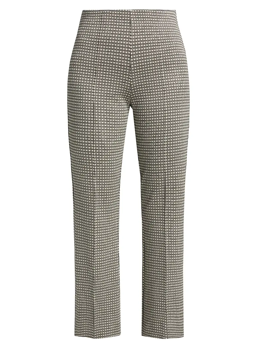 rag & bone Women's Irina Leopard Jacquard Crop Pants