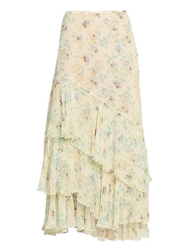 Women's Delfina Floral Silk Blouse