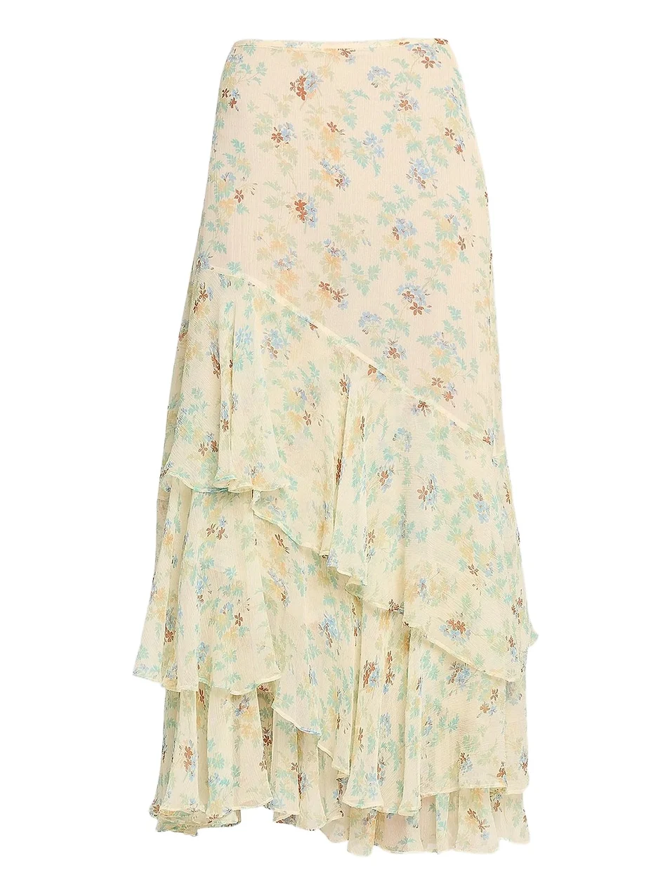 Women's Meadow Silk Midi Skirt Women's Meadow Silk Midi Skirt