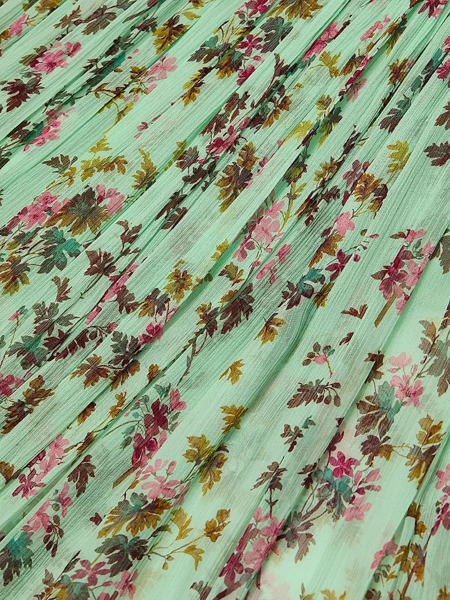 Ulla Johnson Women's Aureline Floral Silk One-Shoulder Gown | Thumbnail 7 Ulla Johnson Women's Aureline Floral Silk One-Shoulder Gown | Thumbnail 7