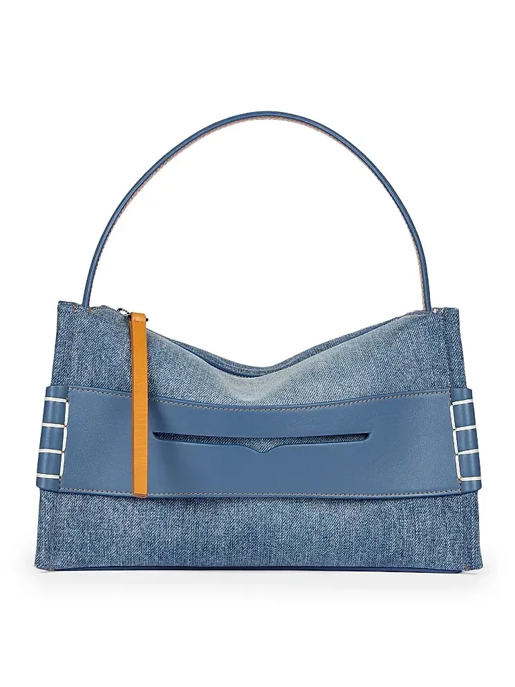 Women's Loafer Denim Top Handle Bag Women's Loafer Denim Top Handle Bag