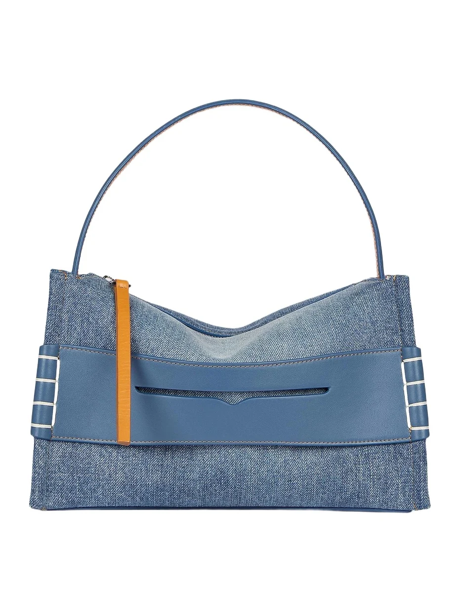 JW Anderson Women's Loafer Denim Top Handle Bag