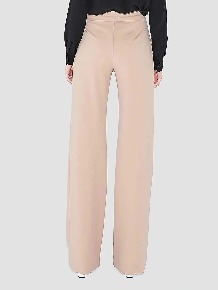 CALLAS MILANO Women's Anouk Stretch Jersey Wide Leg A-Line Pants | Thumbnail 4