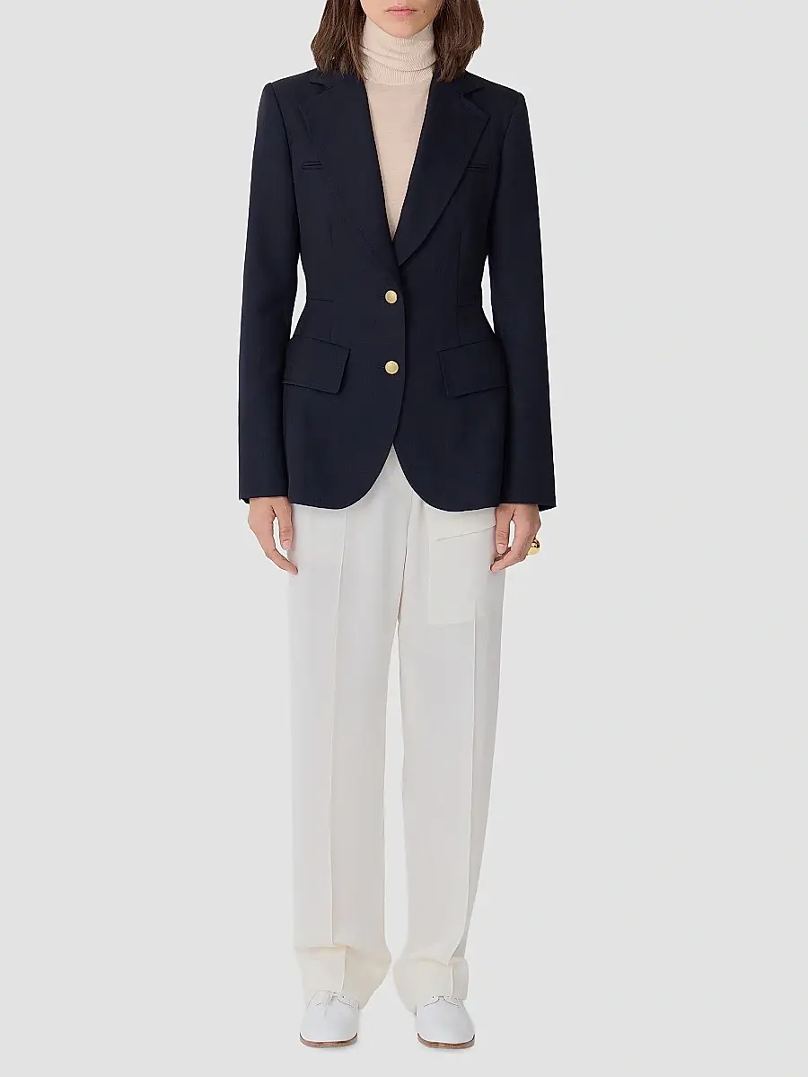 CALLAS MILANO Women's Neptune Relaxed Double Faced Tuxedo Jacket | Thumbnail 2 CALLAS MILANO Women's Neptune Relaxed Double Faced Tuxedo Jacket | Thumbnail 2