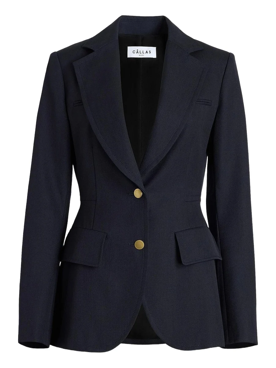 CALLAS MILANO Women's Neptune Relaxed Double Faced Tuxedo Jacket