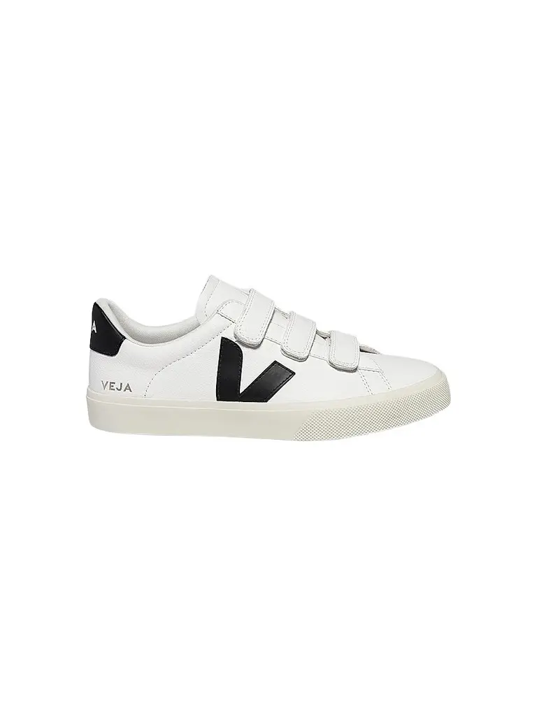 Veja Women's Recife Leather Low-Top Sneakers - White Black | Image 1 Veja Women's Recife Leather Low-Top Sneakers - White Black | Image 1
