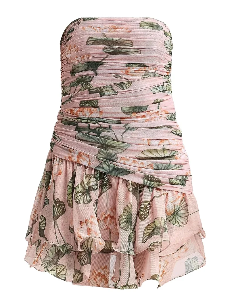 PatBo Women's Lotus Ruched Mini Dress | Thumbnail 1 PatBo Women's Lotus Ruched Mini Dress | Thumbnail 1