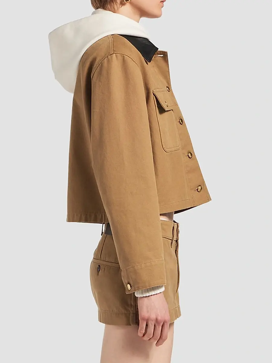 Balenciaga Women's Cropped Workwear Jacket | Thumbnail 4