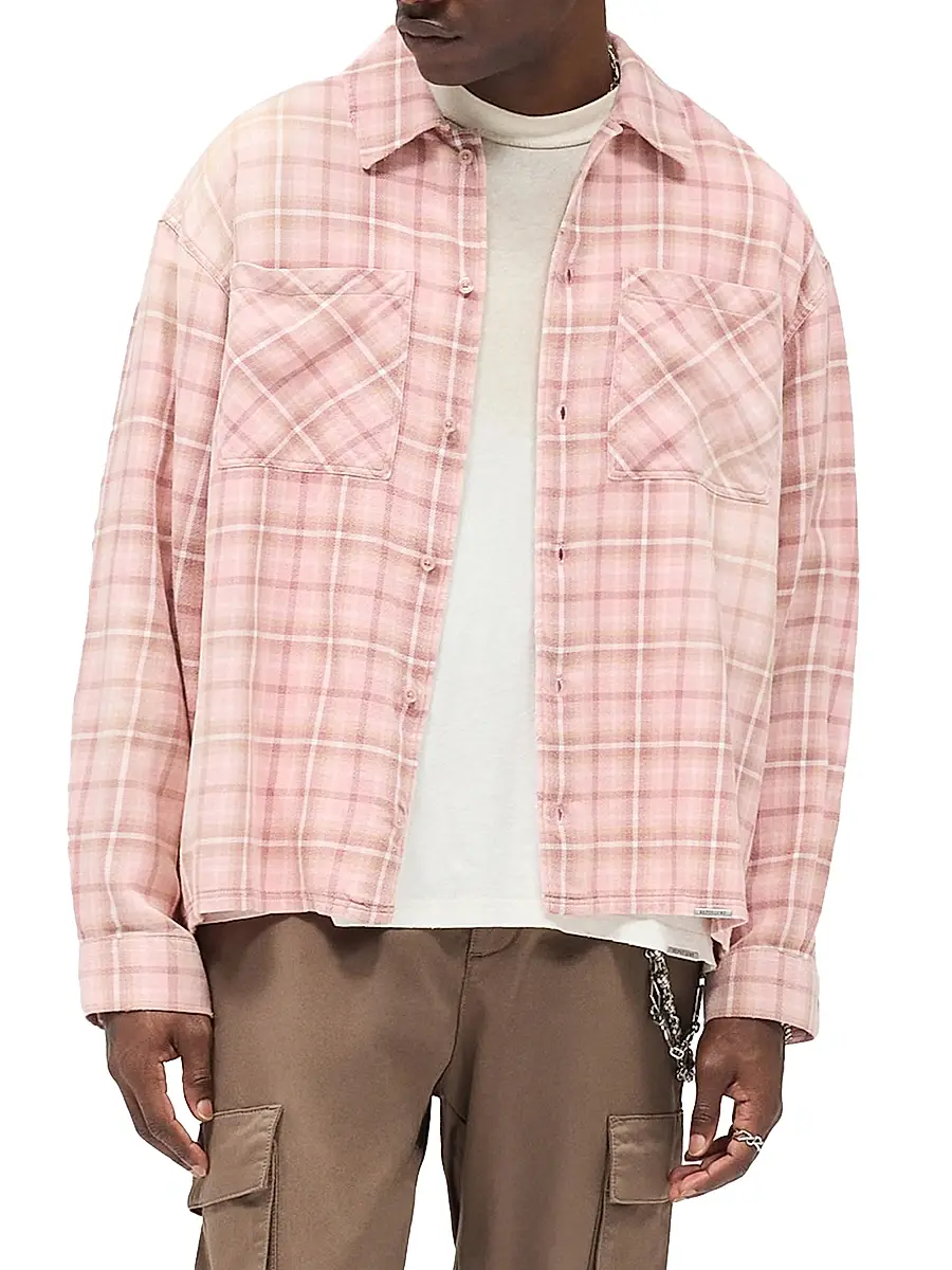 Represent Men's Legacy Check Cotton Shirt | Thumbnail 2