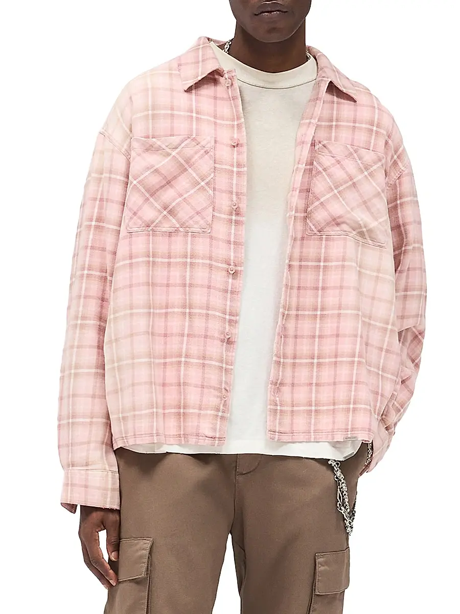 Represent Men's Legacy Check Cotton Shirt | Thumbnail 3