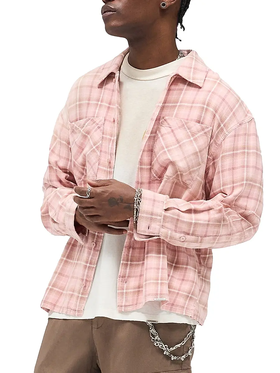Represent Men's Legacy Check Cotton Shirt | Thumbnail 4