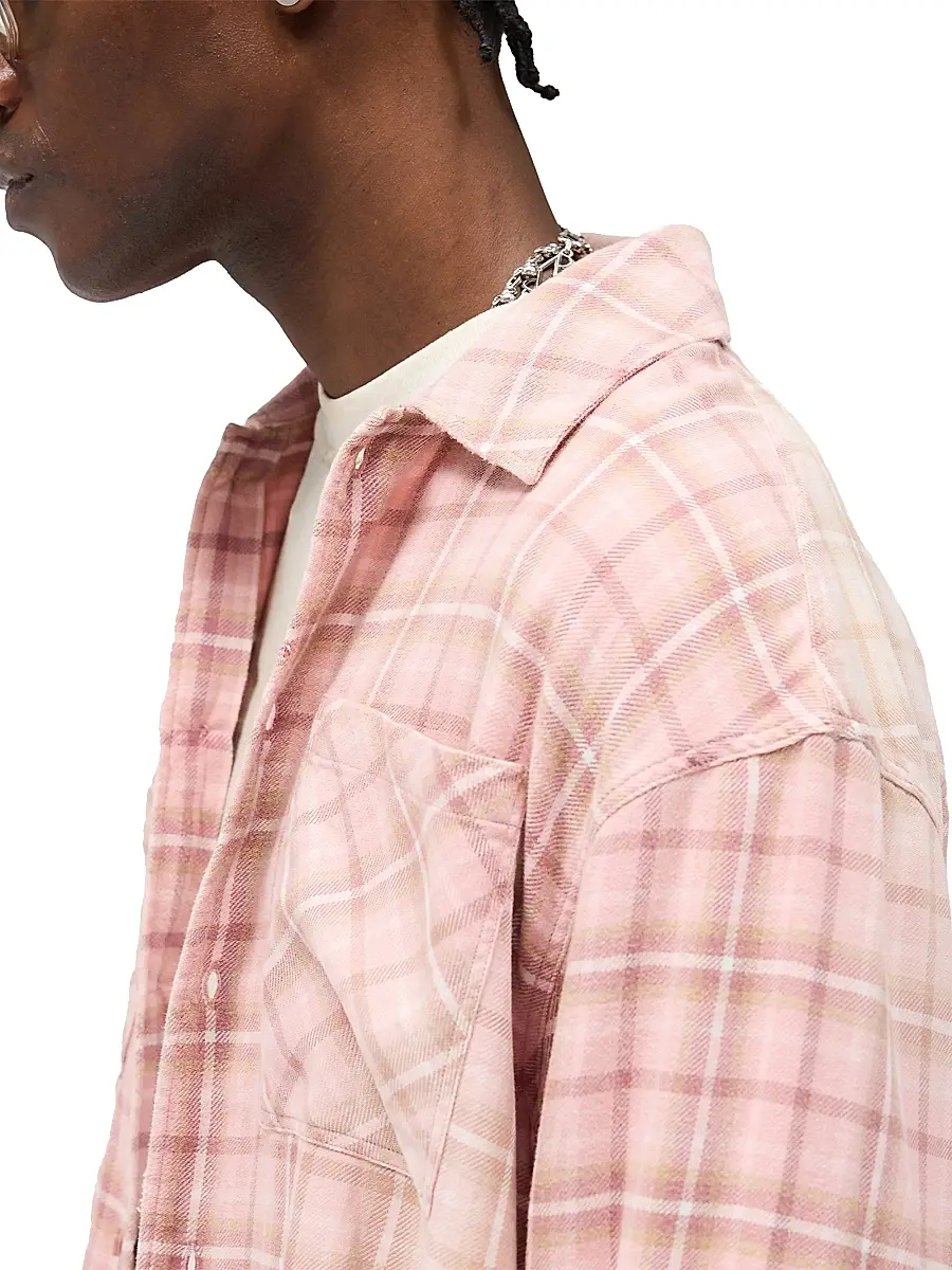 Represent Men's Legacy Check Cotton Shirt | Thumbnail 7