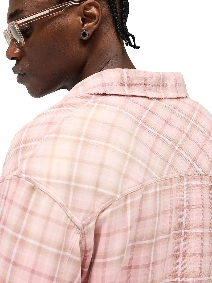 Represent Men's Legacy Check Cotton Shirt | Thumbnail 8