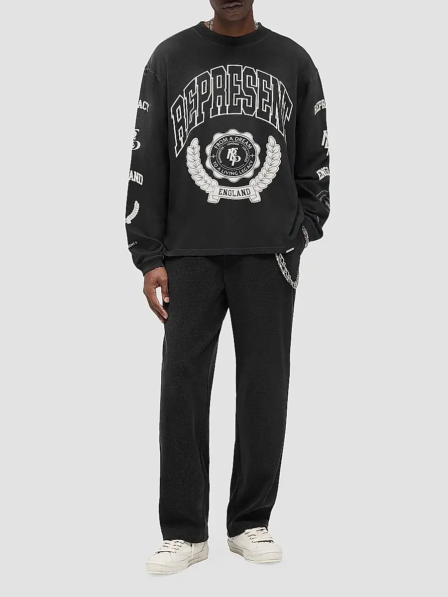 Represent Men's Legacy Crest Long-Sleeve Shirt | Thumbnail 2 Represent Men's Legacy Crest Long-Sleeve Shirt | Thumbnail 2