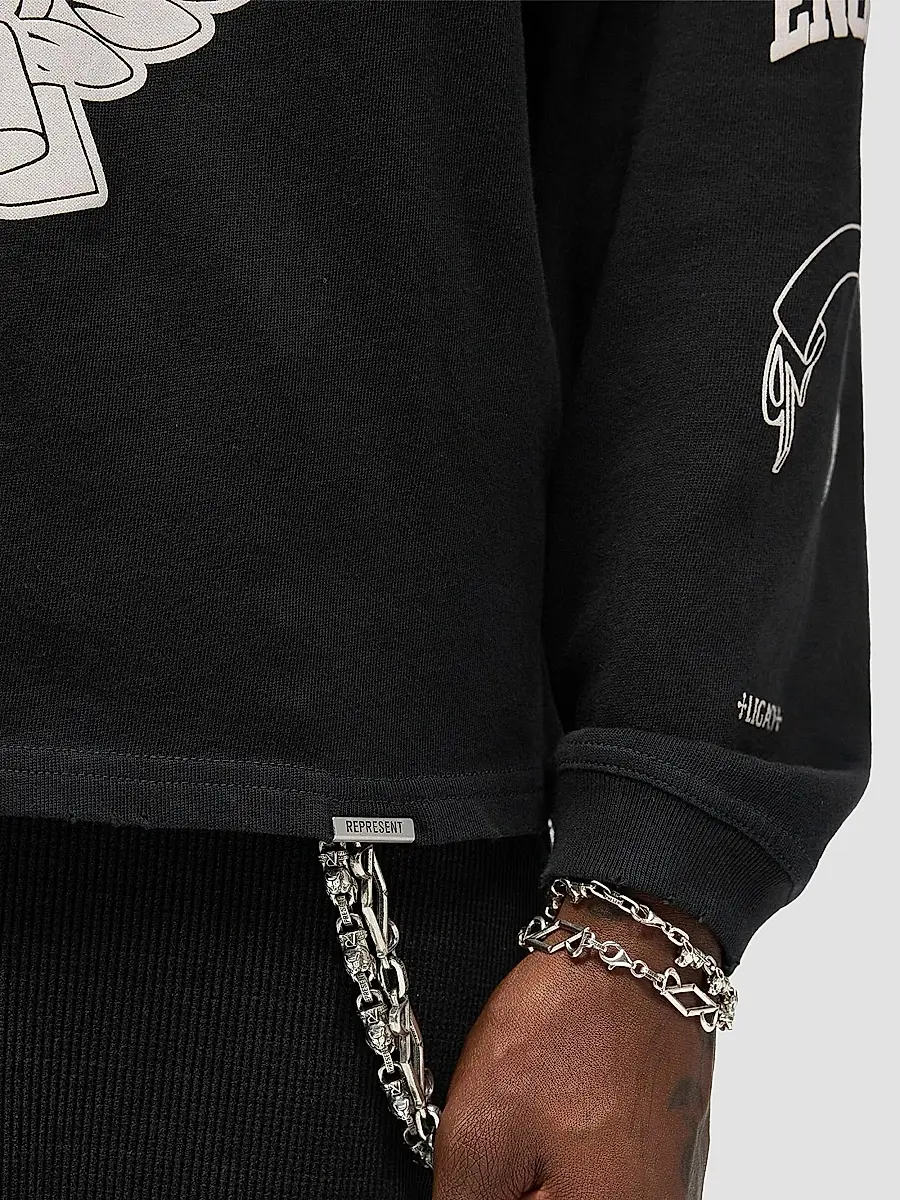 Represent Men's Legacy Crest Long-Sleeve Shirt | Thumbnail 8 Represent Men's Legacy Crest Long-Sleeve Shirt | Thumbnail 8