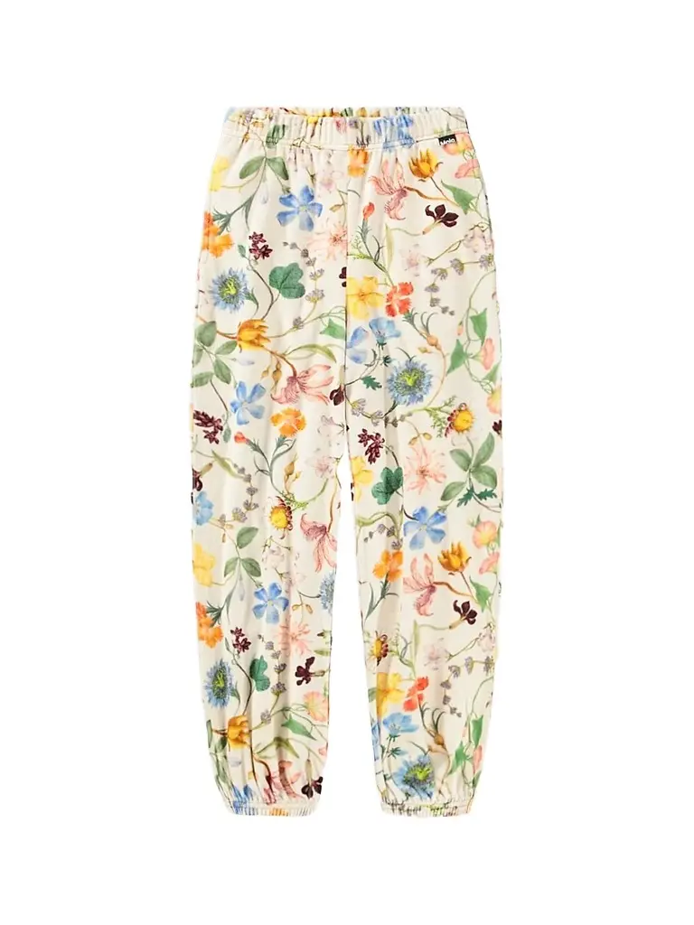 Molo Little Girl's & Girl's Adriana Floral Cotton-Blend Sweatpants - Vintage Flowers | Image 1 Molo Little Girl's & Girl's Adriana Floral Cotton-Blend Sweatpants - Vintage Flowers | Image 1