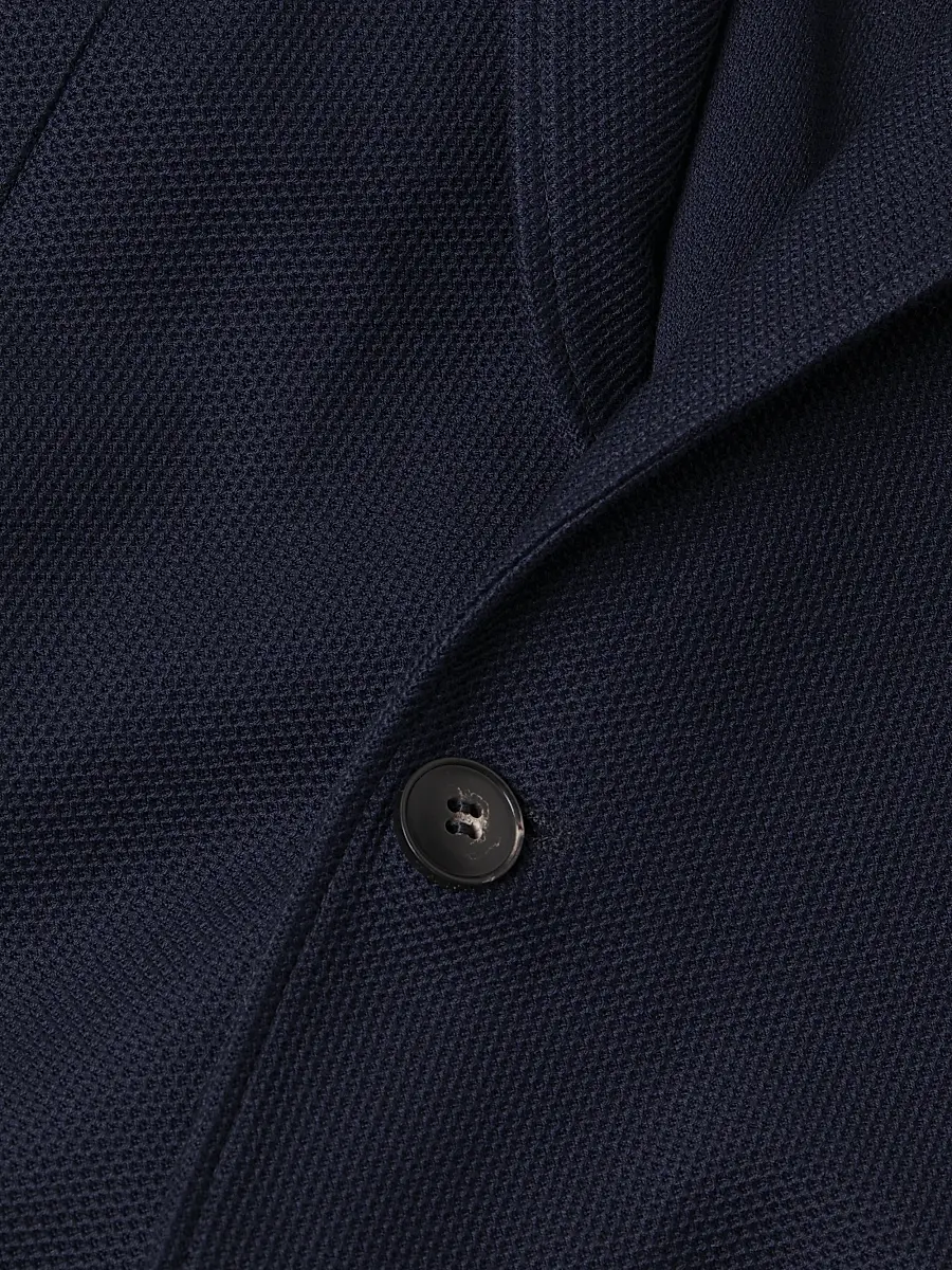 Canali Men's Textured Jersey Wool Jacket | Thumbnail 6 Canali Men's Textured Jersey Wool Jacket | Thumbnail 6