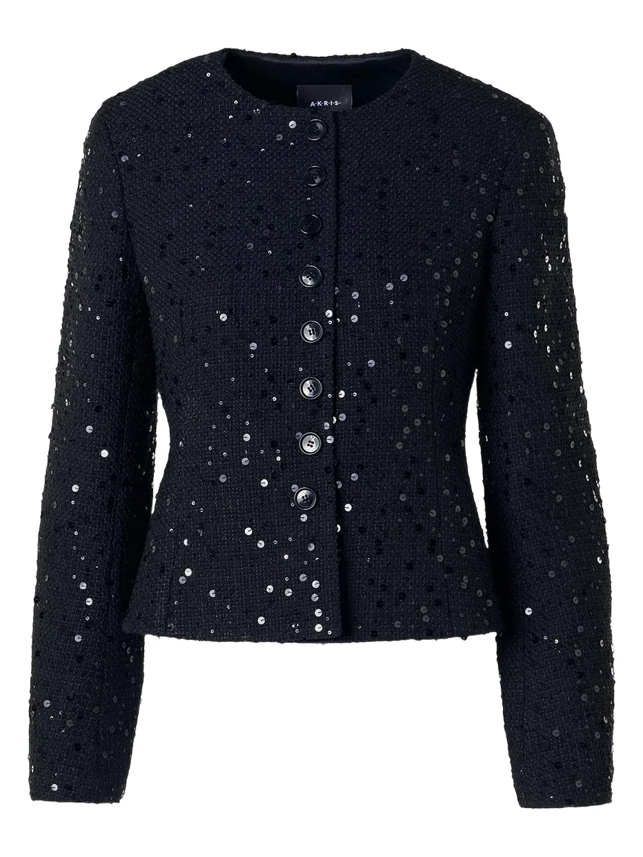 Women's Kelis Embellished-Tweed Fitted Jacket Women's Kelis Embellished-Tweed Fitted Jacket