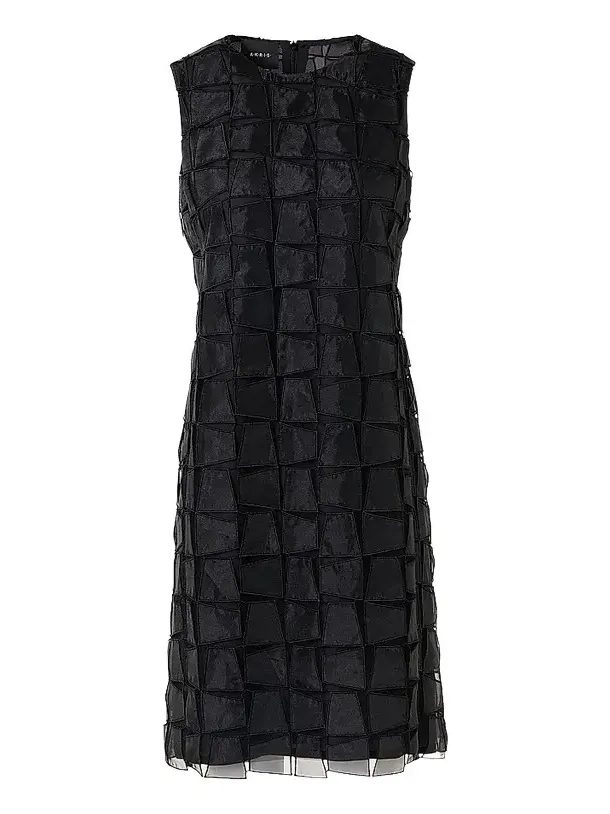 Women's Embroidered Organza A-Line Mini Dress